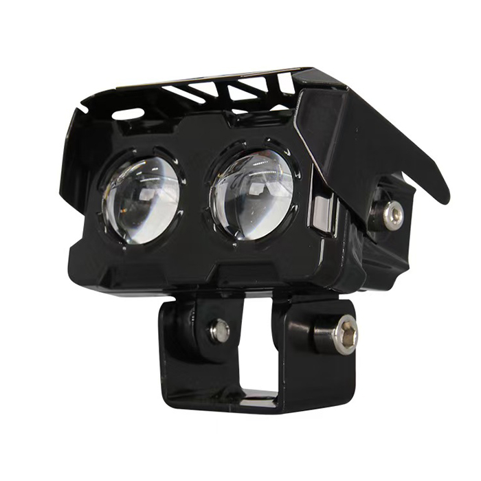 Motorcycle Truck Yellow And White Dual Color Spotlight For Headlights, Three-eye, Four-eye, Five-eye Lens Lights