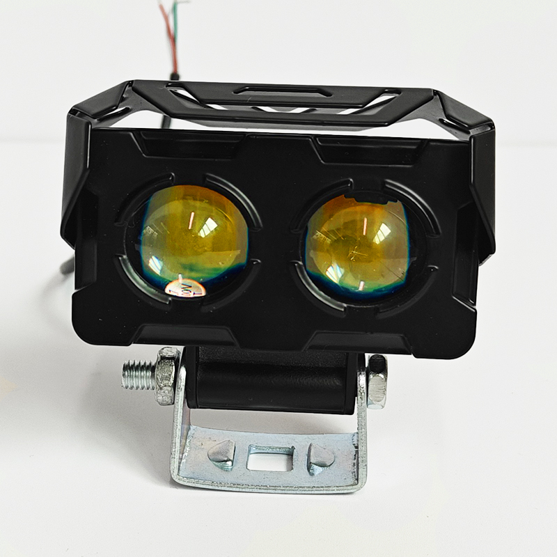 Motorcycle Truck Yellow And White Dual Color Spotlight For Headlights, Three-eye, Four-eye, Five-eye Lens Lights